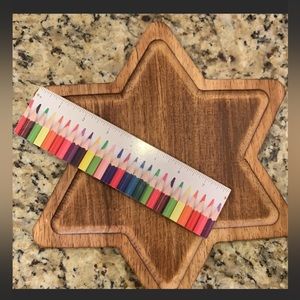 Target Star Of David wood charcuterie board cookie tray wood decor Hanuk…